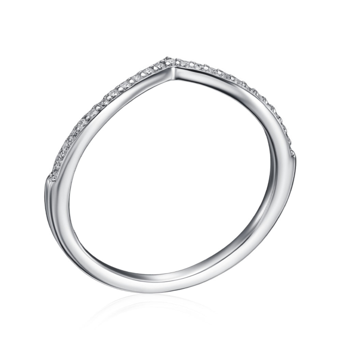 12345 Срібна каблучка з фіанітами. Артикул A03659-R/12/1 12345 грн949 12345