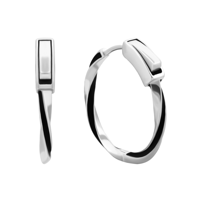 12345 Срібні сережки з емаллю. Артикул UG5B00142 12345 грн1,750 12345