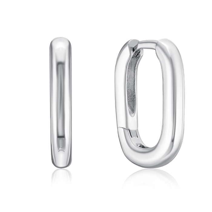 12345 Срібні сережки-конго. Артикул B02568-E/12 12345 грн1,702 12345