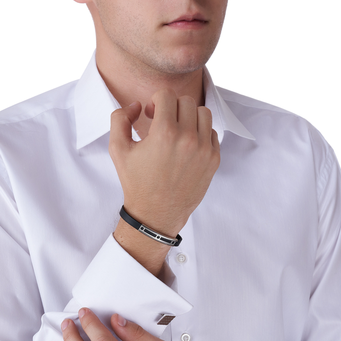 Каучуковый браслет. Артикул BRBXU000043-B/12