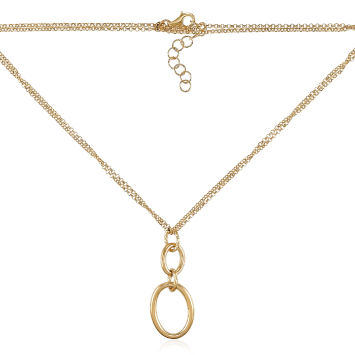 12345 Срібне кольє. Артикул CLT 10913 G-K/20 12345 грн3,986 12345