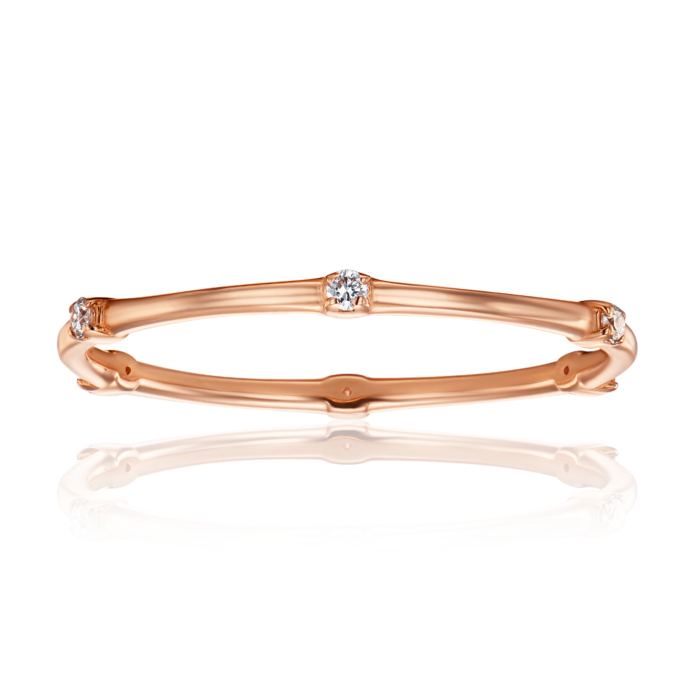 Золотое кольцо с бриллиантами. Артикул DNR0032-05-R/01/10881