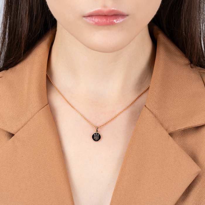 12345 Золота підвіска з емаллю. Артикул 32603/01/0/389 12345 грн4,212 12345