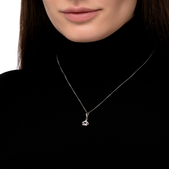 12345 Срібна підвіска з фіанітами. Артикул GP01700A-P/12/1 12345 грн870 12345