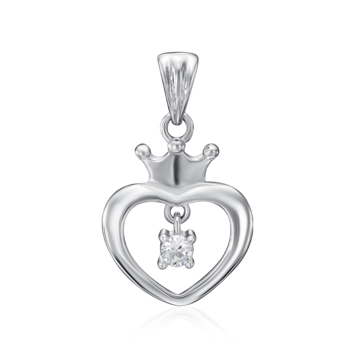 12345 Срібна підвіска з фіанітом. Артикул EP00011-P/12/1 12345 грн1,112 12345