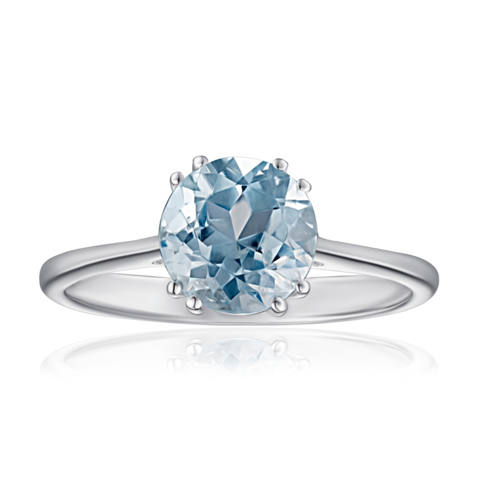 12345 Срібна каблучка з топазом. Артикул KRS_626-TOP-R/12/16044 12345 грн1,923 12345