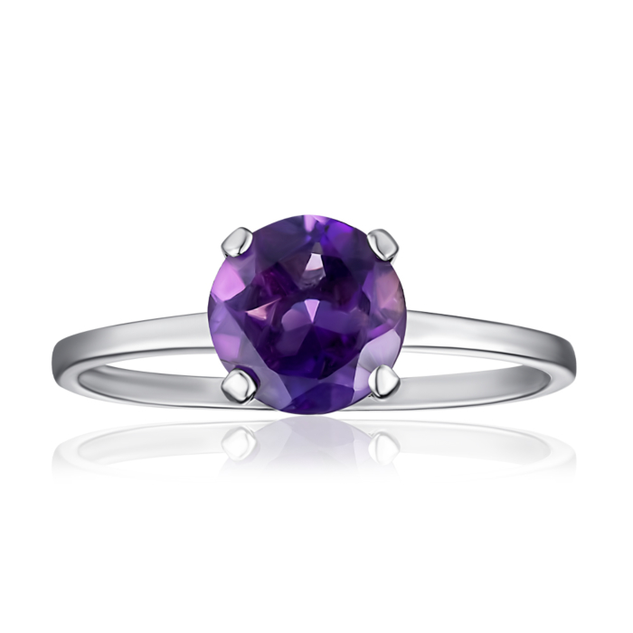 12345 Срібна каблучка з аметистом. Артикул KRS_630-AM-R/12/5179 12345 грн1,340 12345