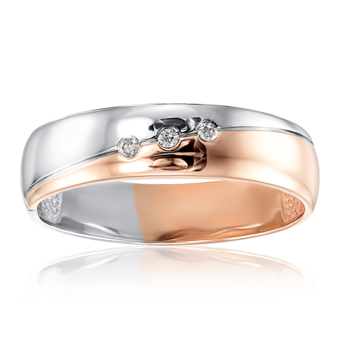 12345 Обручка з діамантами. Артикул 1019/1.5 12345 грн26,413 12345