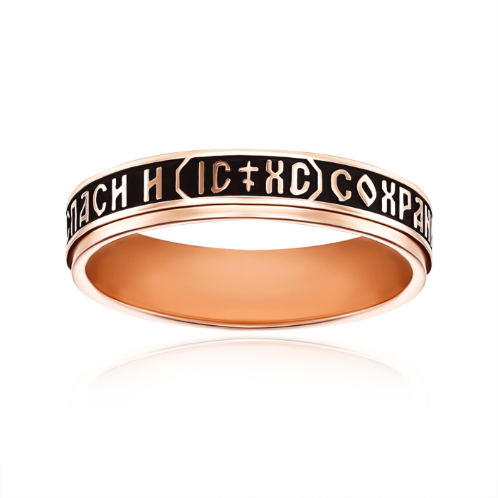 12345 Обручка «Спаси и Сохрани» з чорнінням. Артикул 1611-16/01/4 (1611/16) 12345 грн8,865 12345