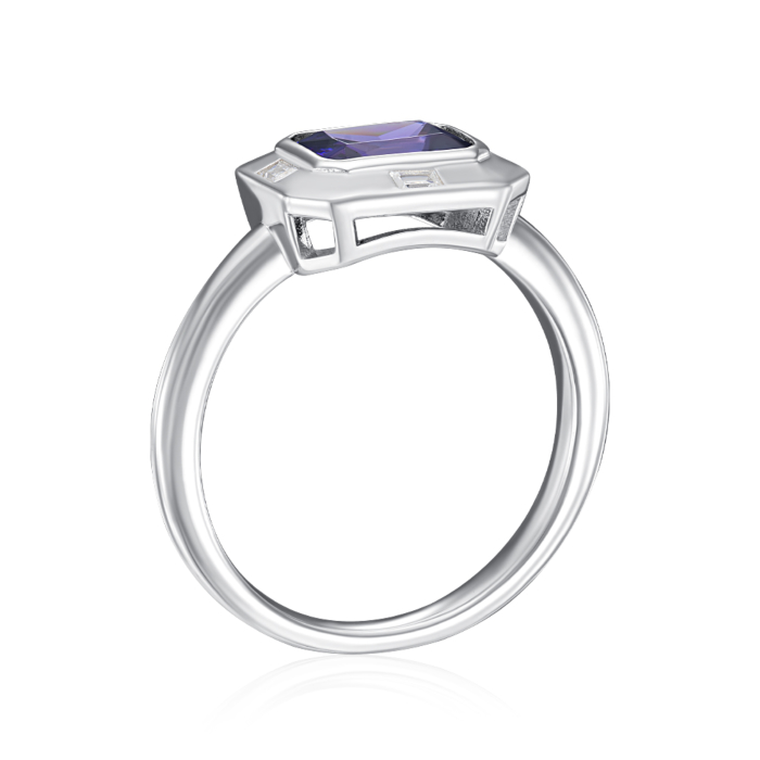 Серебряное кольцо с фианитами. Артикул OL04185A-R/12/1509