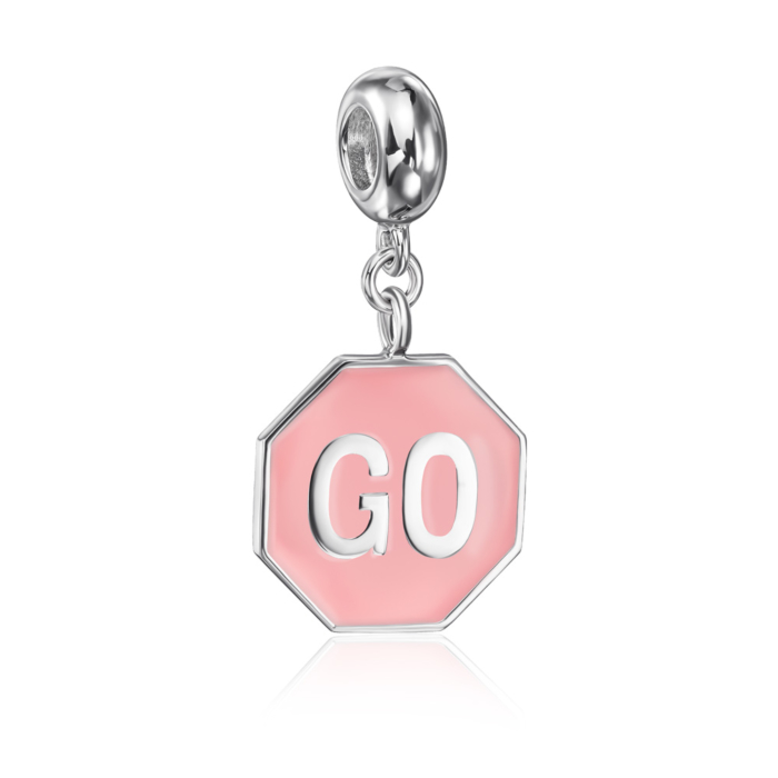 12345 Срібна намистина шарм з емаллю. Артикул OP00453C-P/12/1820 12345 грн2,339 12345