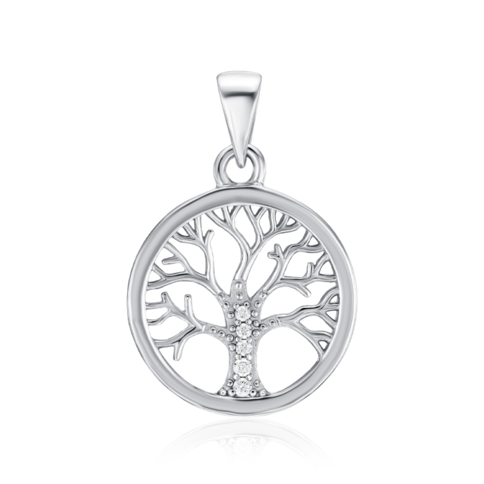 12345 Срібна підвіска з фіанітами. Артикул OP03281A-P/12/1 12345 грн1,453 12345