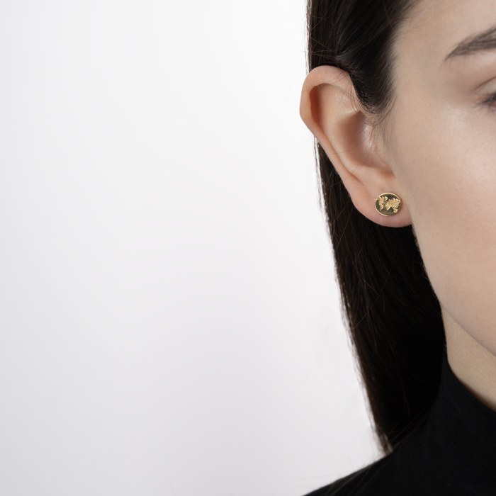 12345 Срібні позолочені пусети. Артикул ORT 8588 G-E/20 12345 грн656 12345