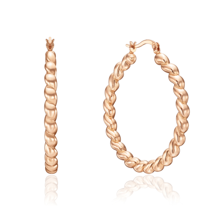 12345 Золоті сережки-конго. Артикул P-229-E/01 12345 грн11,397 12345