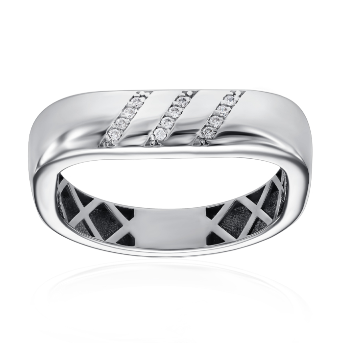 12345 Золота каблучка з фіанітами. Артикул P-K-3079-R/02/1 12345 грн12,166 12345