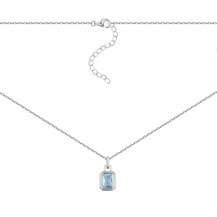 12345 Срібне кольє з crystal. Артикул UG5P38575 12345 грн2,608 12345