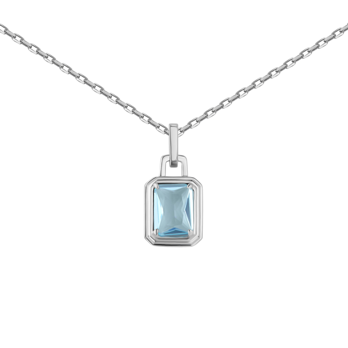 12345 Срібне кольє з crystal. Артикул UG5P38575 12345 грн2,608 12345