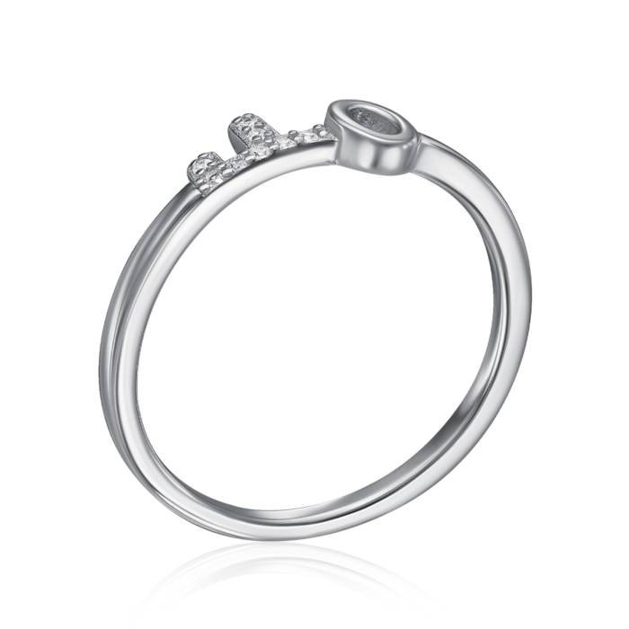 12345 Срібна каблучка з фіанітами. Артикул PA02848-R/12/1 12345 грн1,137 12345
