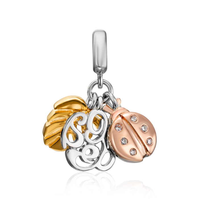 12345 Срібна намистина-шарм з фіанітами. Артикул PLA-HSD-2202-3-S-P/41/1 12345 грн2,374 12345