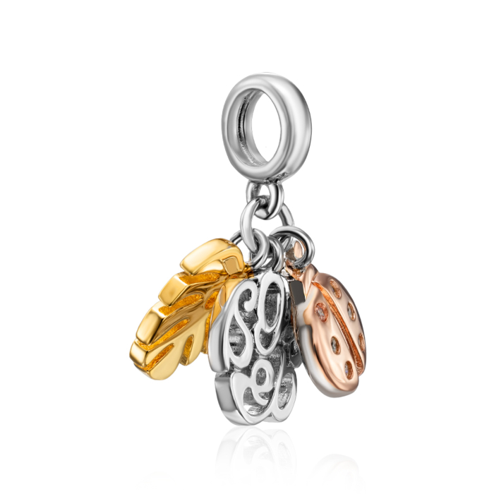 12345 Срібна намистина-шарм з фіанітами. Артикул PLA-HSD-2202-3-S-P/41/1 12345 грн2,374 12345