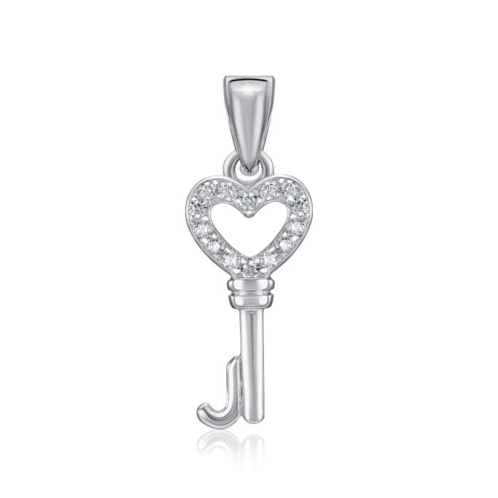 12345 Срібна підвіска з фіанітами. Артикул PS00087-P/12/1 12345 грн889 12345