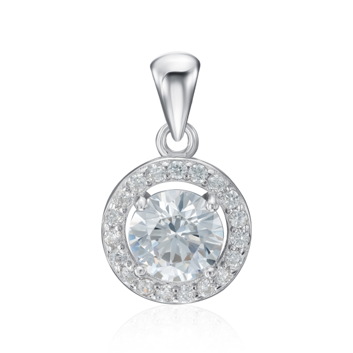 12345 Срібна підвіска з фіанітами. Артикул PS00336-P/12/1 12345 грн1,291 12345