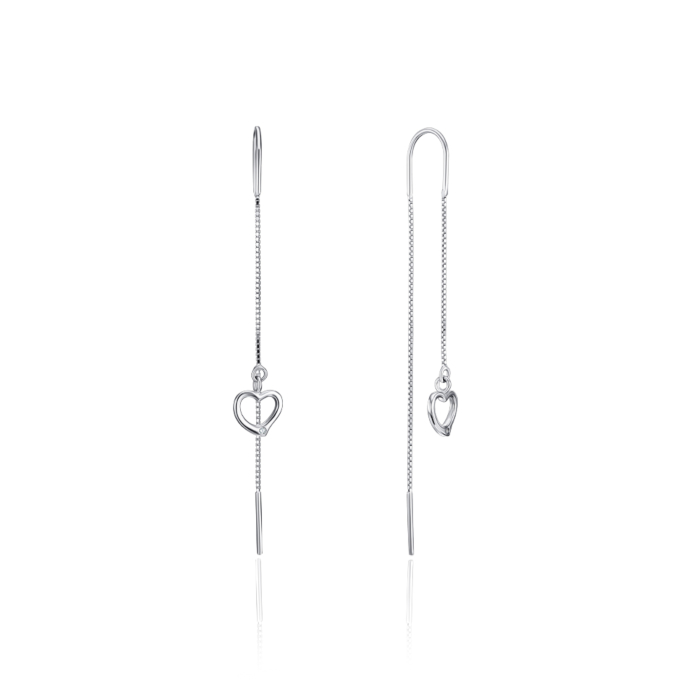 12345 Срібні сережки з фіанітом. Артикул SE00327-E/12/1 12345 грн1,034 12345