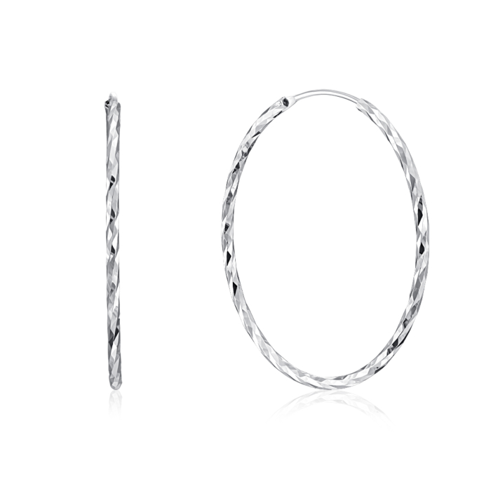 12345 Срібні сережки-конго. Артикул SE00621-E/12 12345 грн2,446 12345