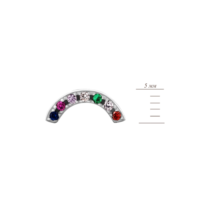 12345 Срібні пусети з фіанітами. Артикул UG5SE01831 12345 грн645 12345