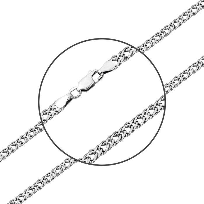 12345 Срібний ланцюжок.Артикул UG56Р-75 12345 грн7,580 12345