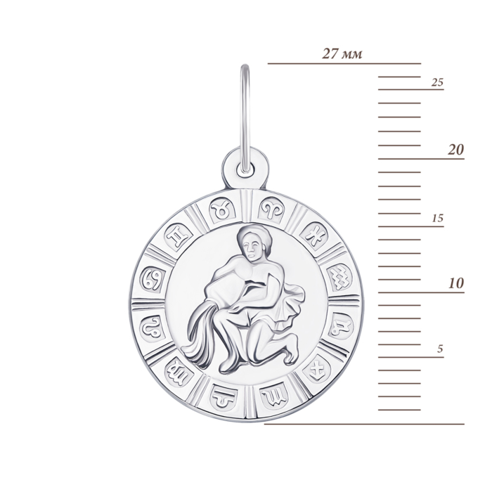 12345 Срібна підвіска Водолій (с30503/вд) 12345 грн907 12345