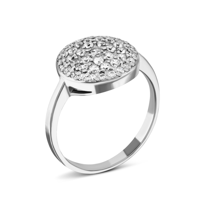 12345 Срібна каблучка з фіанітами.Артикул UG5910160б 12345 грн2,475 12345