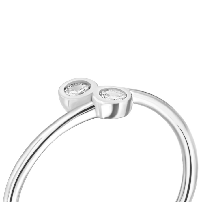 12345 Срібна каблучка з фіанітами. Артикул UG5SZDR09815 12345 грн605.00 12345