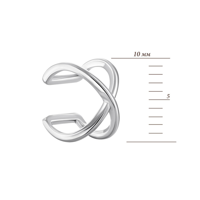 12345 Срібні сережки-кафи. Артикул UG582815 12345 грн988 12345