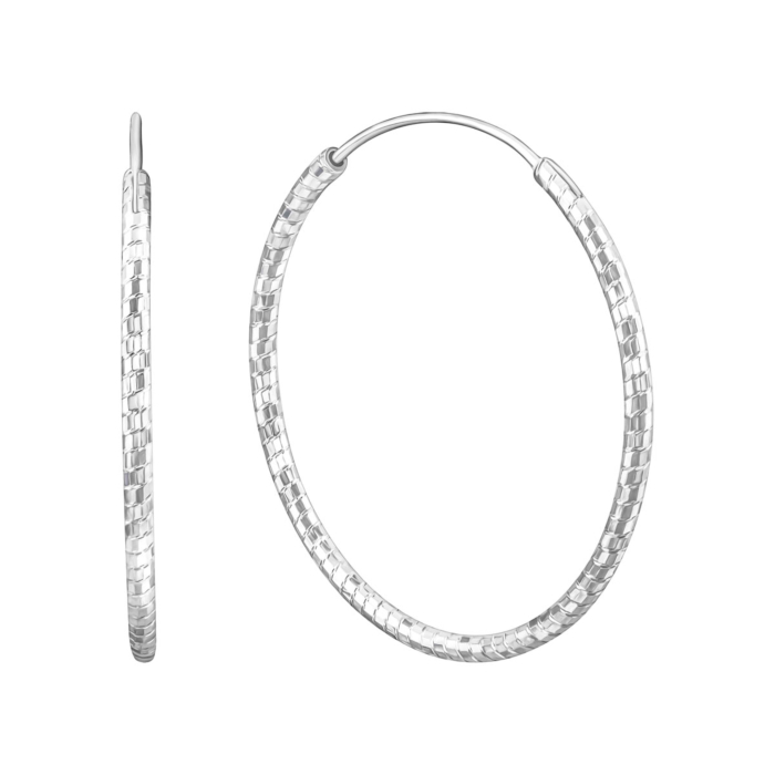 Серебряные серьги-конго.Артикул UG5SE00595-35mm