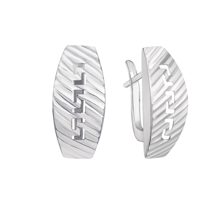 12345 Срібні сережки з алмазною гранню (02913-1/12/3) 12345 грн1,931 12345