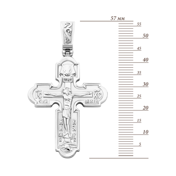 12345 Срібний хрестик. Розп'яття Христове.Артикул UG5937/род 12345 грн5,646 12345