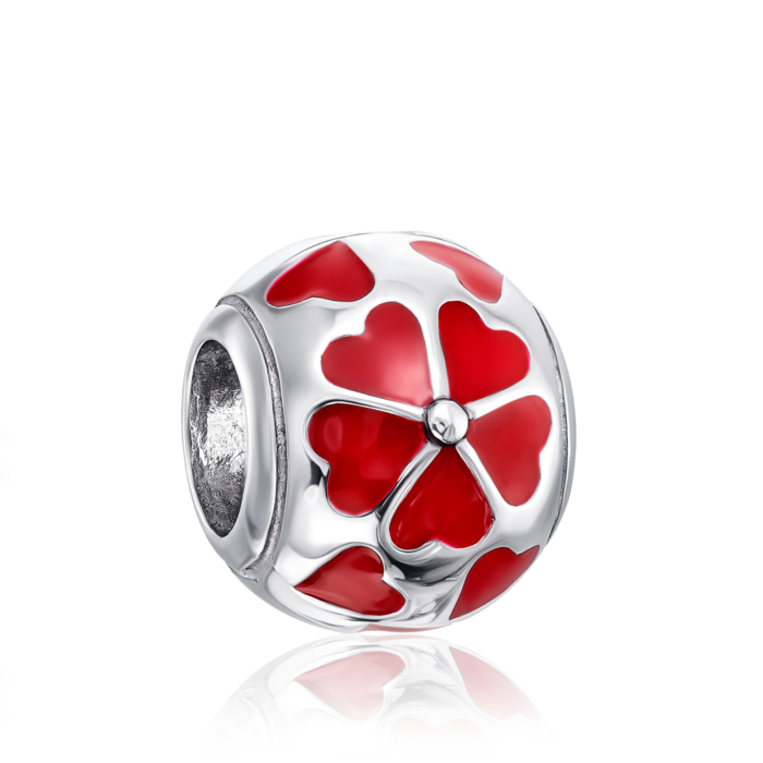 12345 Срібна намистина шарм з емаллю. Артикул 35146/12/1/392 12345 грн1,616 12345