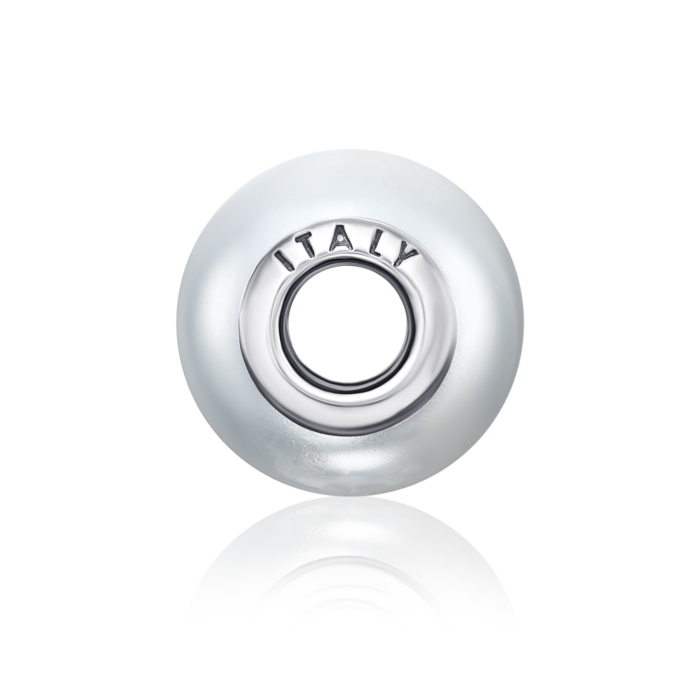 12345 Срібна намистина шарм з перламутром. Артикул GPN10151-P/12/3245 12345 грн510 12345