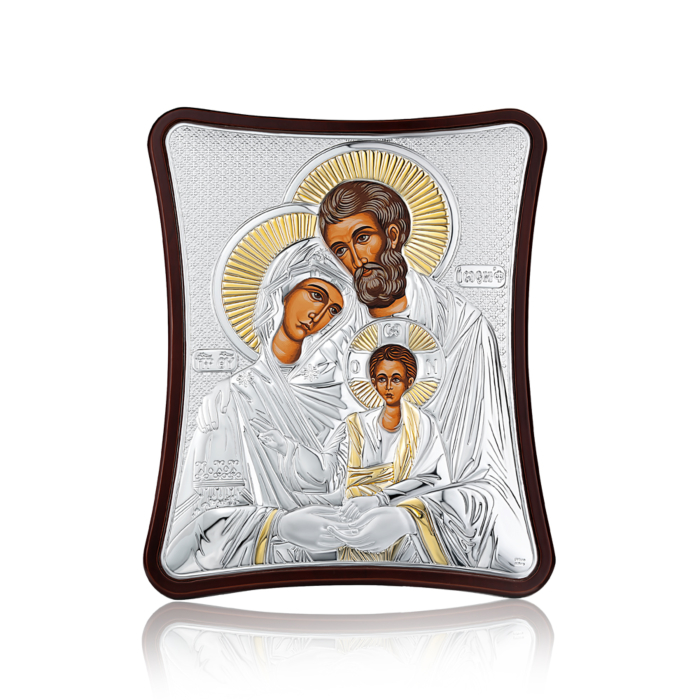 12345 Срібнна ікона «Св. Сімейство» в рамці. Артикул MA/E1405/1X 12345 грн3,567 12345
