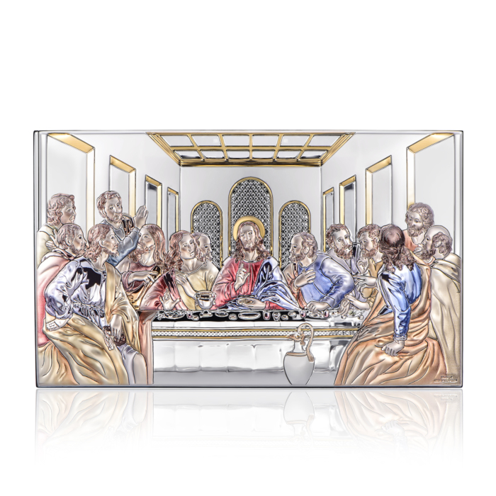 12345 Срібна ікона «Таємна Вечеря». Артикул 81221.4XLCOL 12345 грн4,932 12345