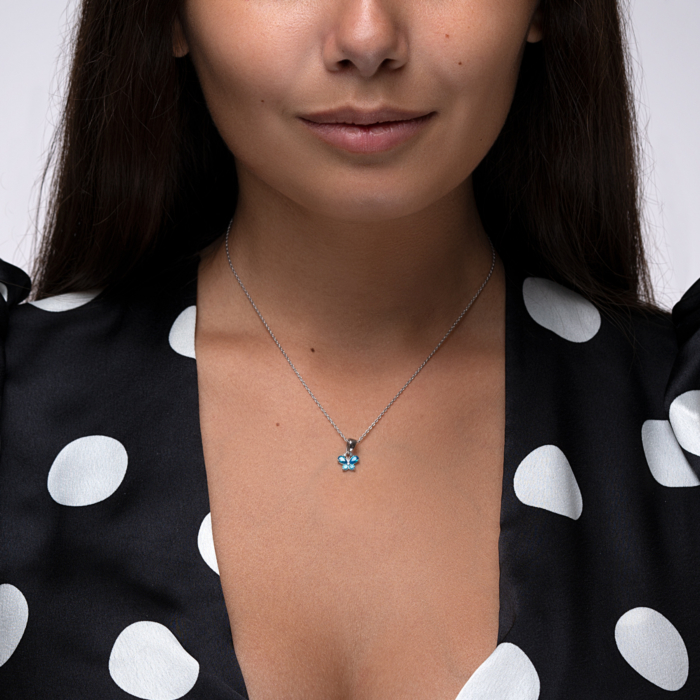 12345 Срібна підвіска «Метелик» з фіанітами. Артикул 35225/12/1/2547 12345 грн632 12345