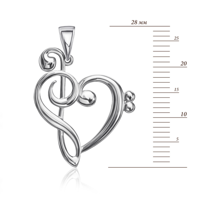 12345 Срібна підвіска без вставки. Артикул 35141/12/1 12345 грн1,788 12345