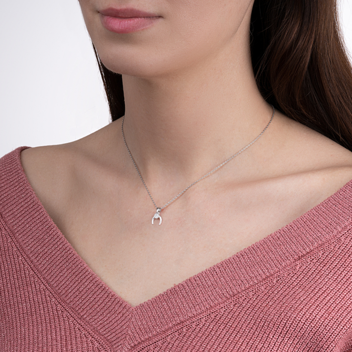 12345 Срібна підвіска з фіанітами. Артикул 35350/12/1/1 12345 грн733 12345