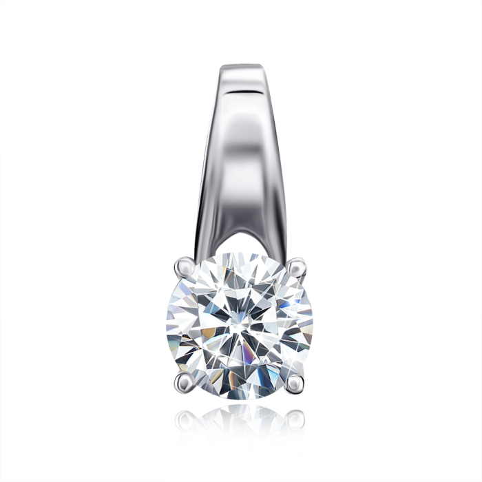 12345 Срібна підвіска з фіанітами S. Артикул 35144/12/1/86 12345 грн968 12345