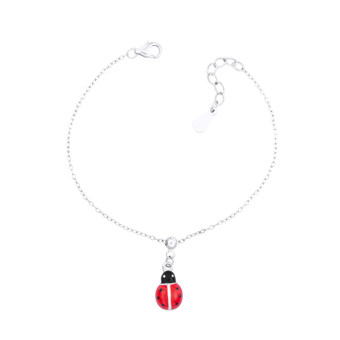 12345 Срібний браслет з емаллю. Артикул 2F18997-B/12/355 12345 грн1,085 12345