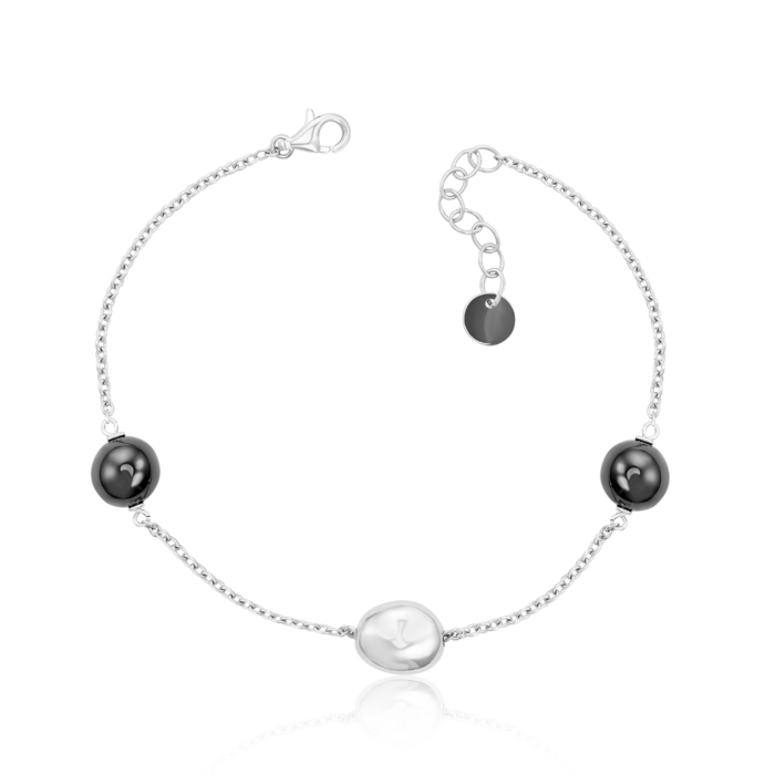 12345 Срібний браслет з керамікою. Артикул SB2844-2-B-B/12 12345 грн2,552 12345