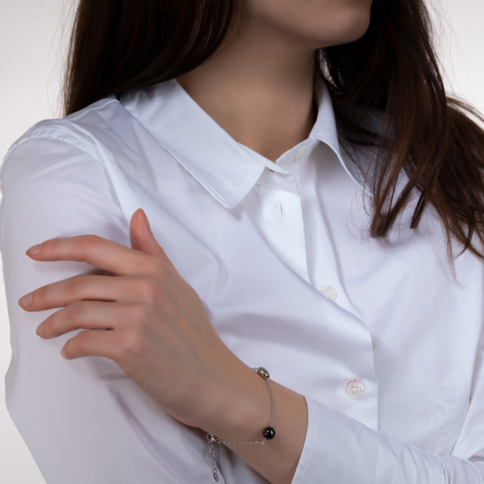 12345 Срібний браслет з керамікою. Артикул SB2844-2-B-B/12 12345 грн2,552 12345