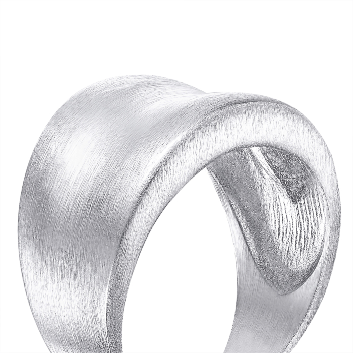 Серебряное кольцо без вставки. Артикул S-AN-25-040/A/R-R/12