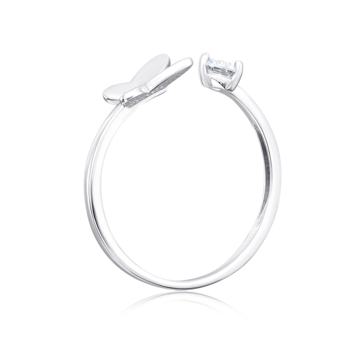 Срібна каблучка з фіанітами. Артикул 001043/12/1/3193